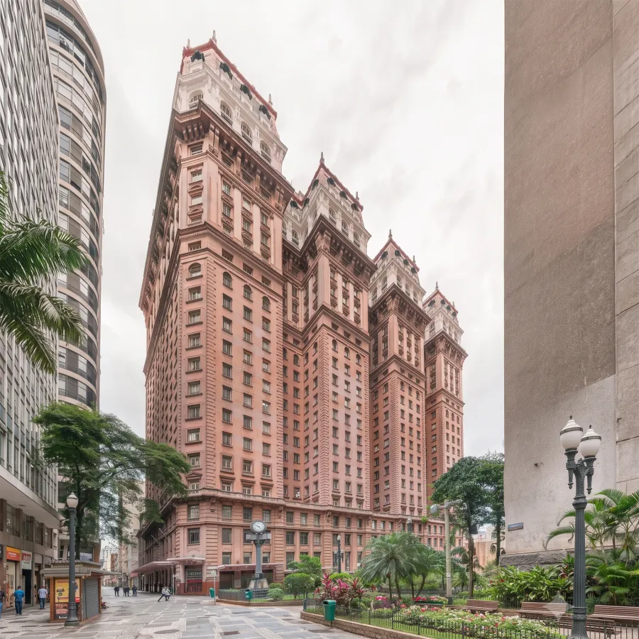 Edifício Martinelli, o primeiro arranha-céu de São Paulo.
